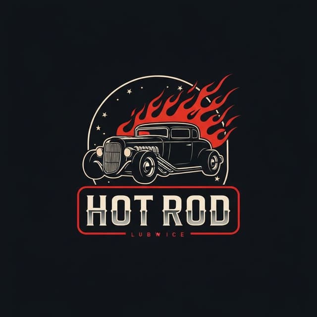 HotRod Lubricentro - Logo de la marca